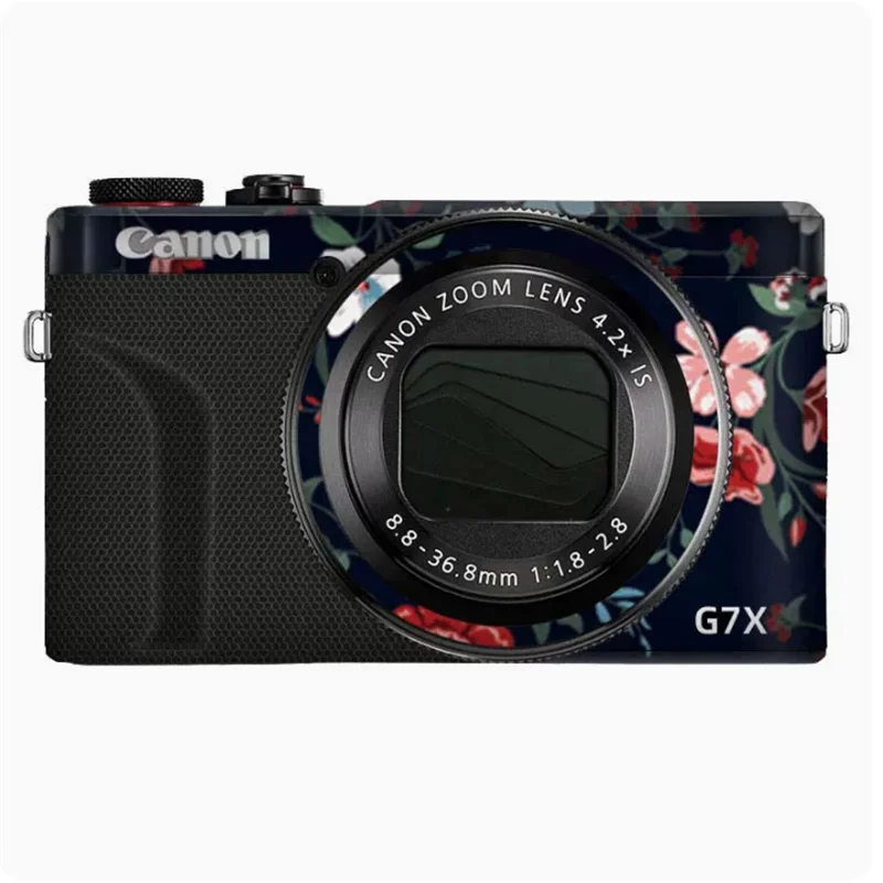 Dla Canon G7X znak III G7X3 Anti-Scratch naklejka na aparat płaszcz folia ochronna ochrona na nadwozie skórzany pokrowiec G7XMARKIII G7XMARK3