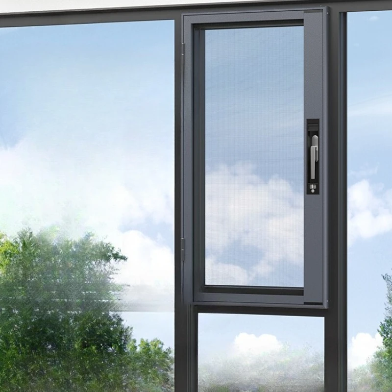 

Screen casement window aluminum alloy window screen anti-theft diamond mesh self-installed screen window