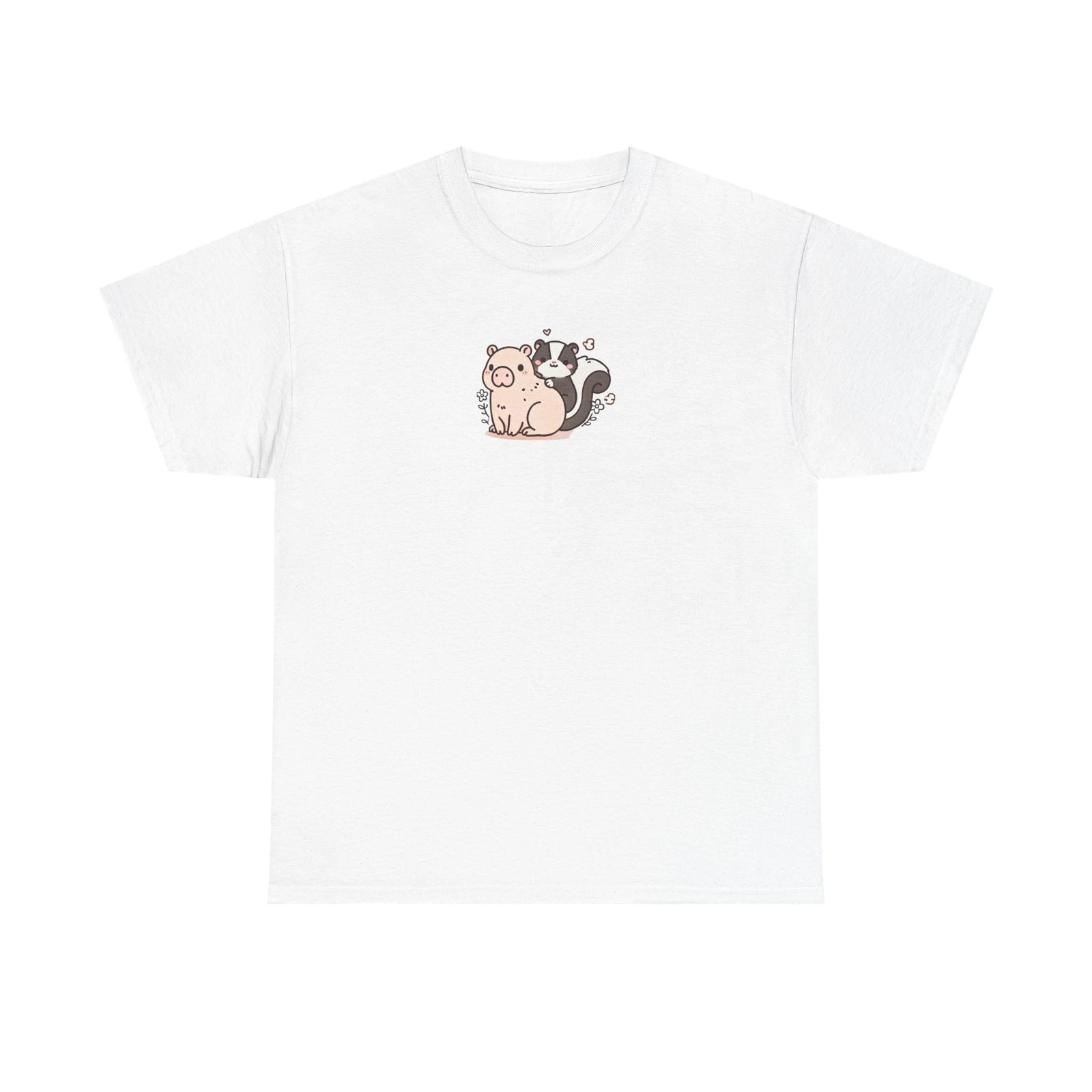 Cute Capybara Graphic Tee, Funny Animal Lover Shirt, Stink Meets Chill Unisex
