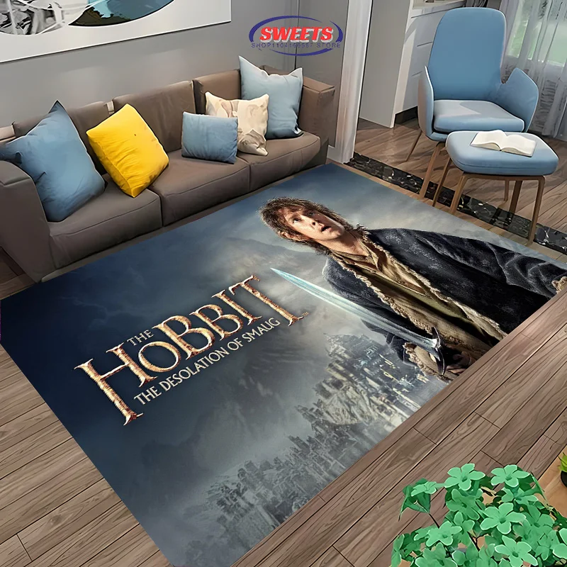 3D The Hobbit Carpet New Release! Anti-slip Sound Insulation, Rug for Living Room Bedroom Bedside and Office Areas, Durable Mat