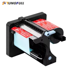 Auto Label Dispenser Device Fully Automatic Label Stripping Machine Label Printer Dispenser Sticker Separating Machine