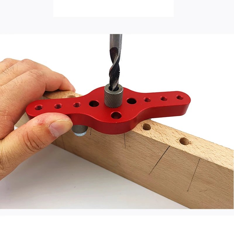 6/8/10Mm Dọc Túi Lỗ Jig Tự Centering Dowelling Jig Lỗ Puncher Định Vị Máy Khoan Hướng Dẫn gỗ Mộc Dụng Cụ