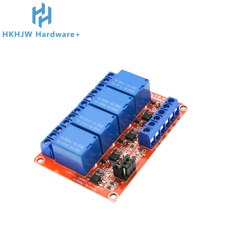 5V 12V 24V 1/2/4/8 Channel Relay Module High and low Level Trigger Dual Optocoupler Isolation Relay Module for Arduino