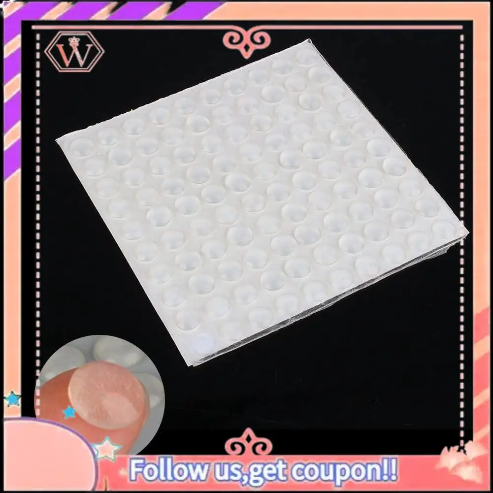 Upgraded 100 Capsules Self-Adhesive Rubber Furniture Bumper Pads For Doors Cabinets Drawers Furniture Glass Tables Crafts