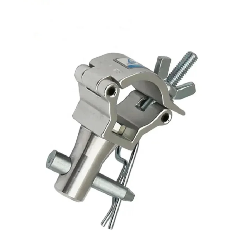 

Mini F14 Зажим для глобального освещения с разъемом DJ Light Hook Монтажная ферменная труба Алюминиевый зажим 20 мм Черный Вес загрузки 10 кг