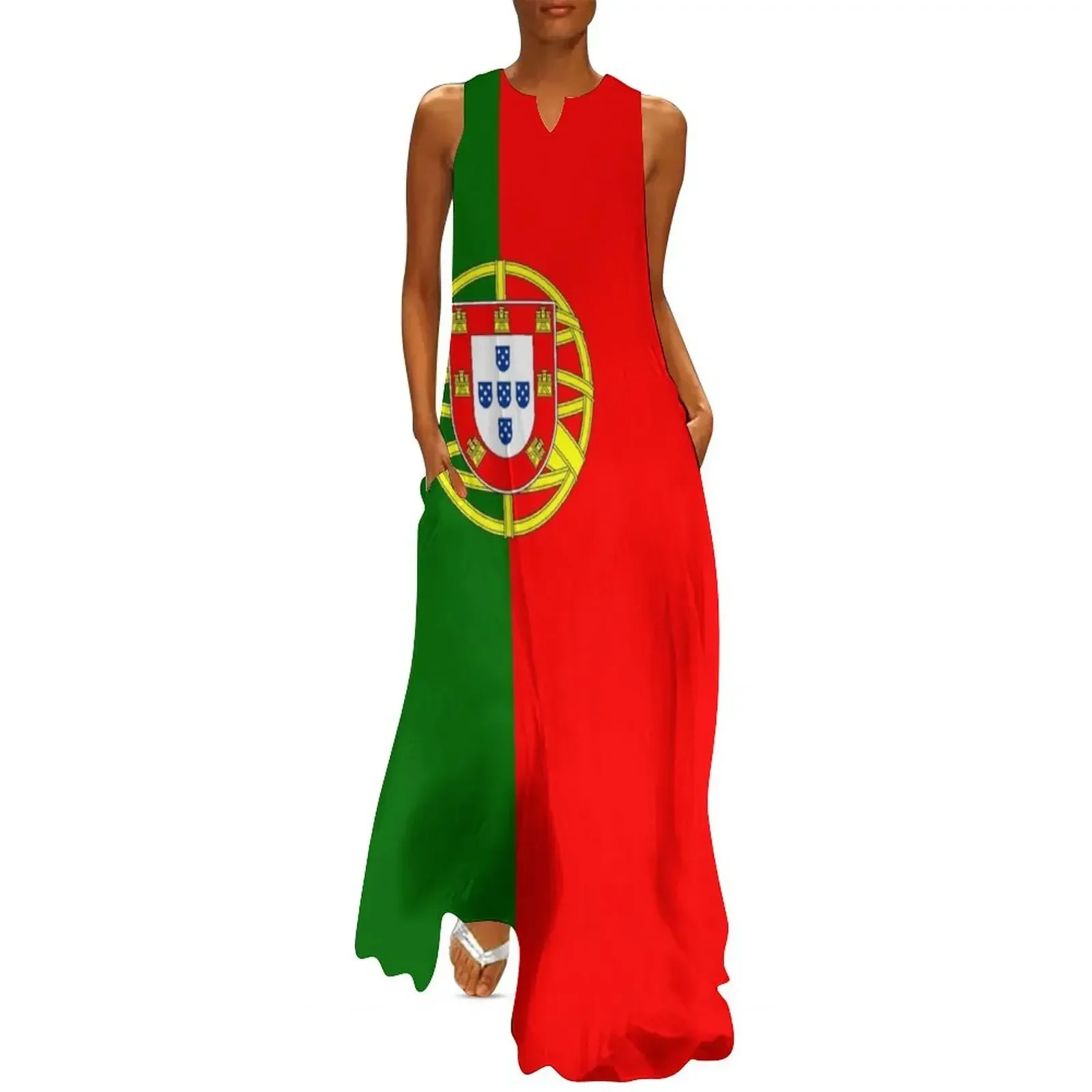 

Portugal National Flag Long Dress elegant dresses plus sizes prom clothes Dresses prom dresses 2025 Dress