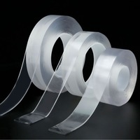 1M/2M/3M/5M Nano Double-sided Tape Acrylic Scratch-free High-adhesive Hook Tape Transparent Waterproof Magic Nano Tape