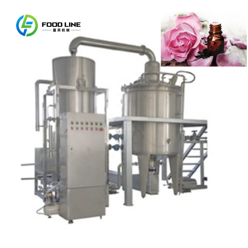 Essential Oil Distiller Customized Herbal Aroma Plant Steam Extraction Machine For Natural Essential Oil Processing