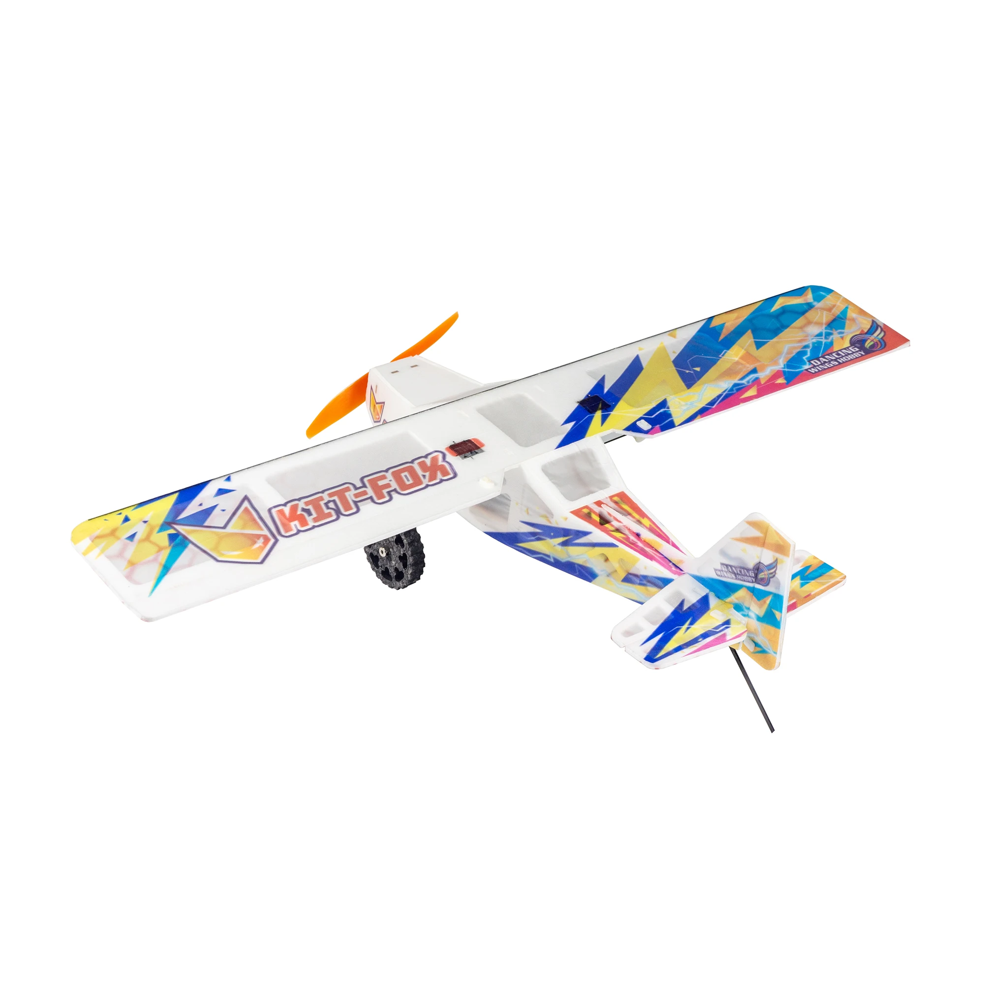 DW Hobby 570mm KITFOX-Mini RC Airplane Foam Remote Control Plane Model Kit for Hobbyists And Collectors with Motor EA01