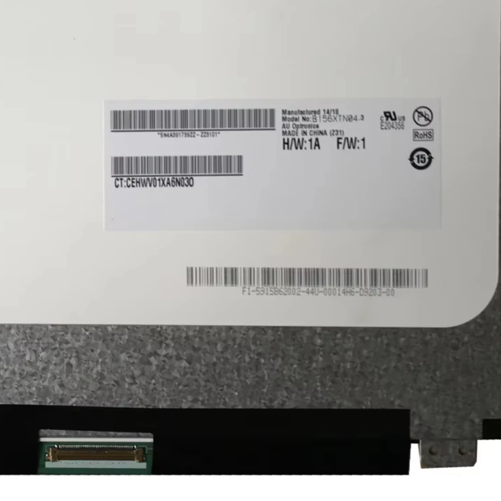 

B156XTN04.3 подходит для B156XTN04.2 B156XTN03.2 B156XW04 V.5 В.6 В.0 В.1 B156XW03 V.2 LP156WHU TLB1 LP156WHB TLA1 40 PIN