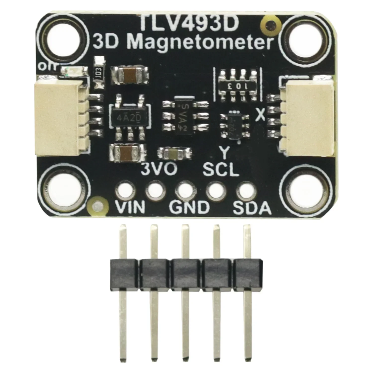 1 قطعة TLV493D وحدة قياس المغناطيسية ثلاثية المحاور لـ STEMMA QT QWIIC اردوينو جديد