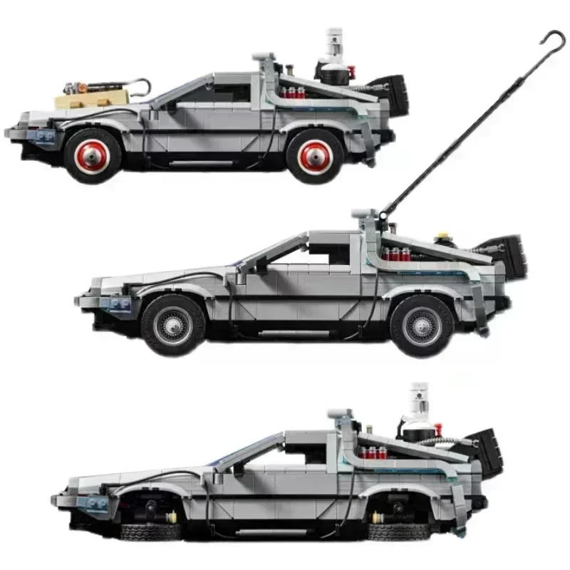 Technical NEW 1872Pcs Back to the Future Time Machine Building Blocks Vehicle Model 10300 Car Assemble Bricks oys Gifts For Kids