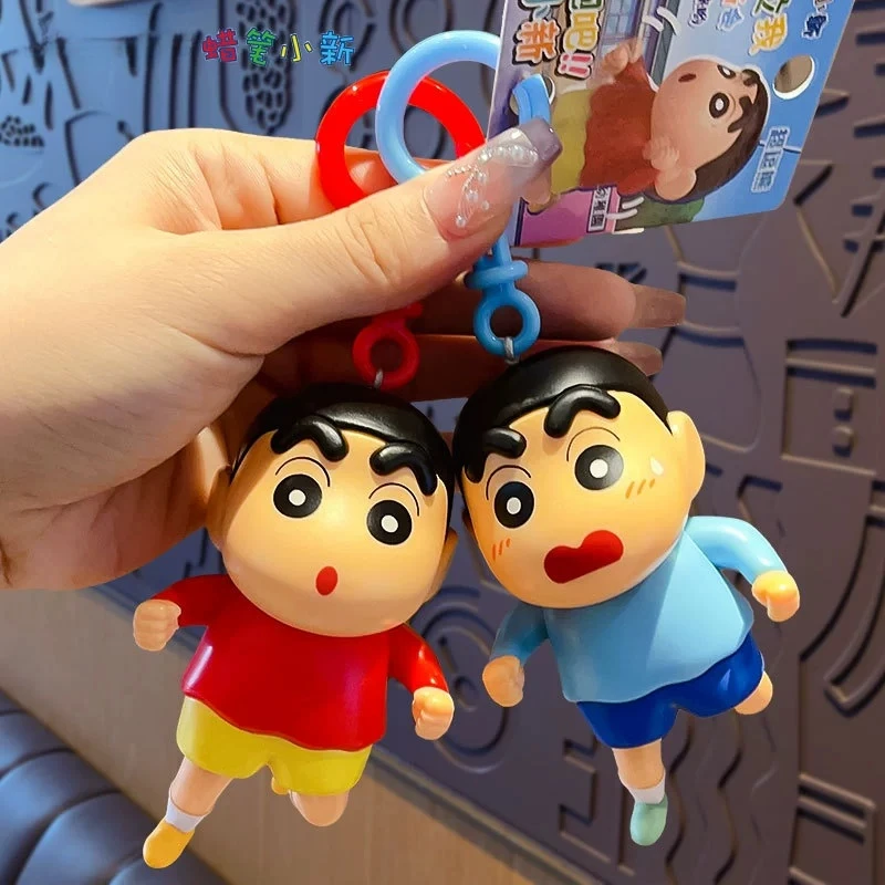 

Anime Crayon Shinchans Run Drawstring Spring Running Doll Pendant Cartoon Animation Bag Charms Good Looks Birthday Gift