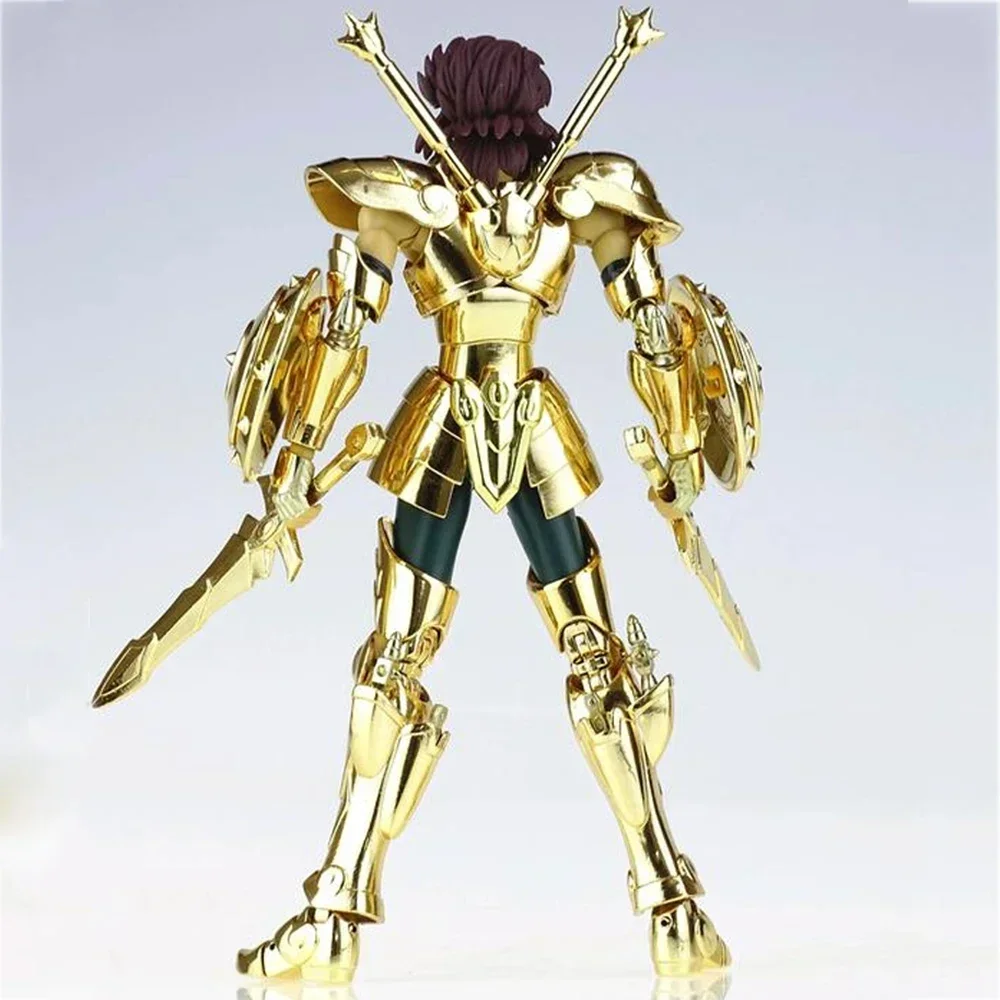 شخصية حركة قماش MST Saint Seiya ، فرسان الذهب في الأبراج ، EXM ، EX Libra Dohko مع رأس التنين Shiryu ، درع معدني