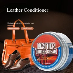 Leather Cream Leather Conditioner for Leather Pant Bag Shoes Furniture Car Seats Polishing Nourishment Care Leather Maintenance