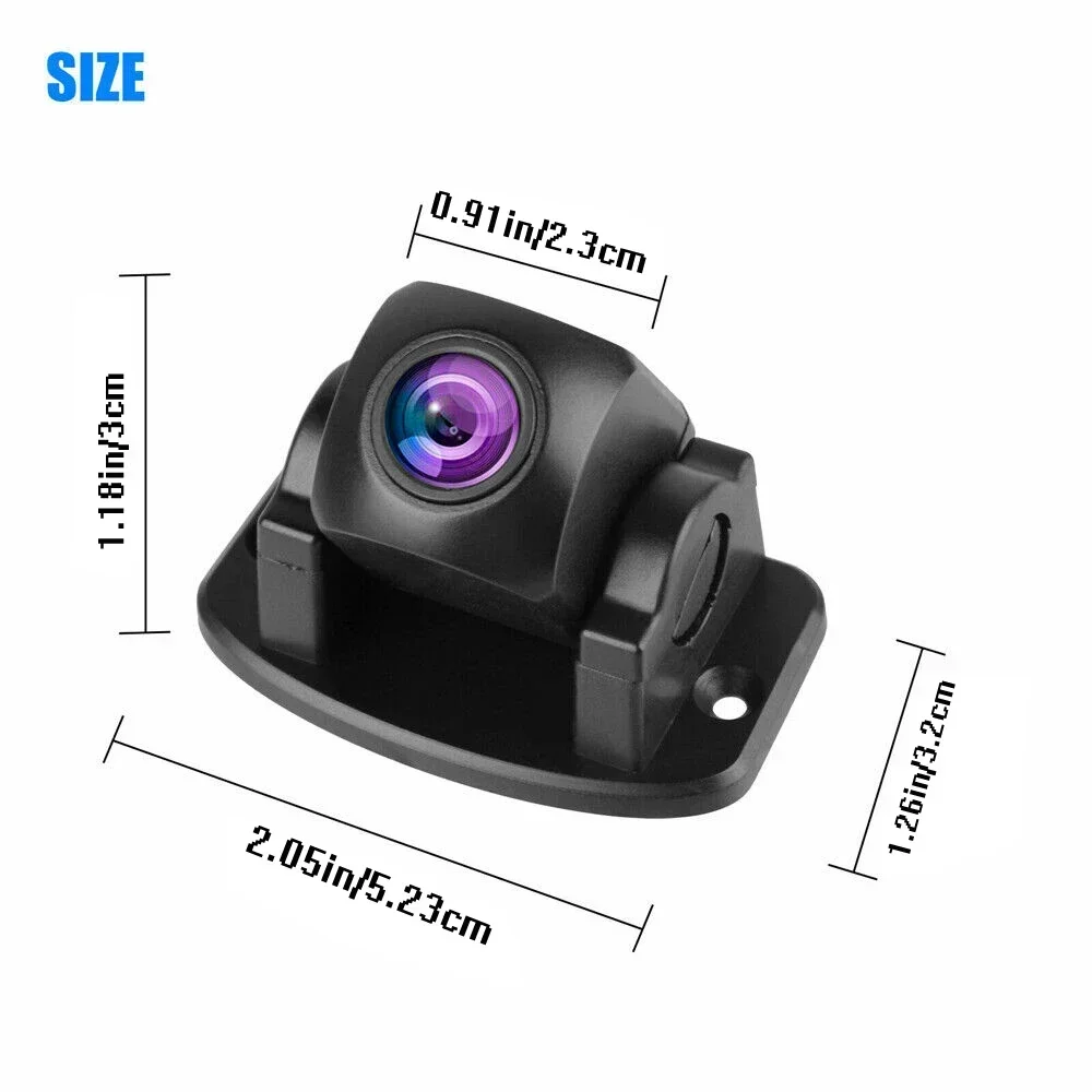QueenDer Car Backup Camera, Rear View Reverse Camera Universal For Pickup Truck Car SUV Perfect Angle Night Vision Waterproof image 2