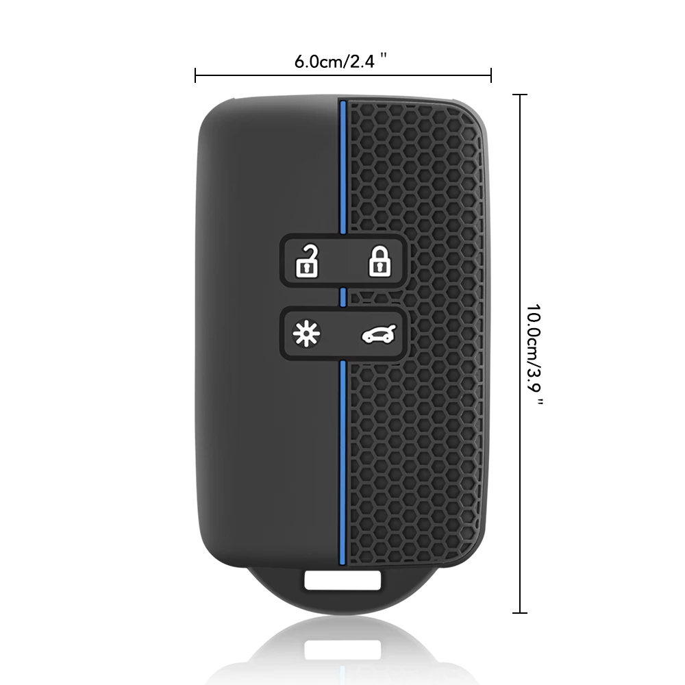 سيليكون غطاء مفتاح السيارة لرينو كابتور كوليوس كادجار أركانا ميجان داسيا داستر سانديرو ستيبواي الذكية التحكم عن بعد فوب