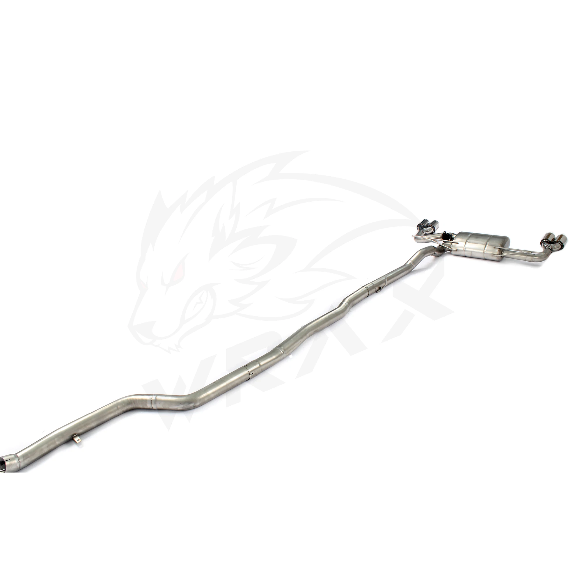أنابيب كاتم صوت أداء نظام عادم Catback من الفولاذ المقاوم للصدأ 304 لسيارة BMW 5 Series G38 مع صمام