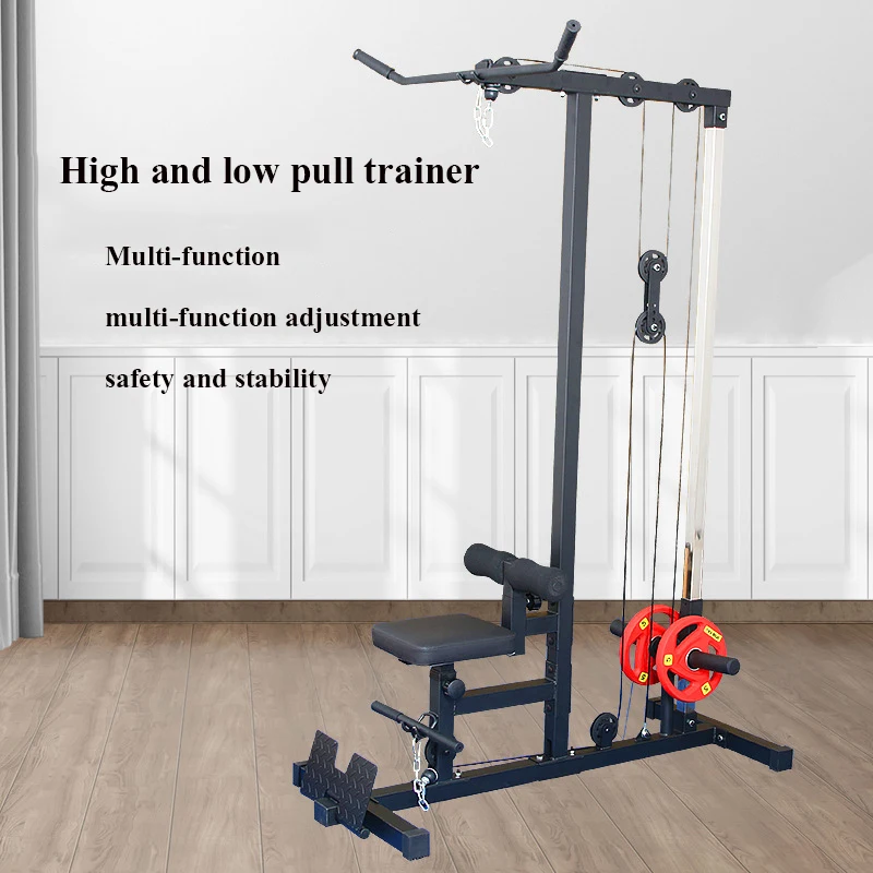 High and Low Pull Bar Squat Strength Training Weight Plate Lifter Weight Lifting Bed Smith Rack Fitness Equipmen