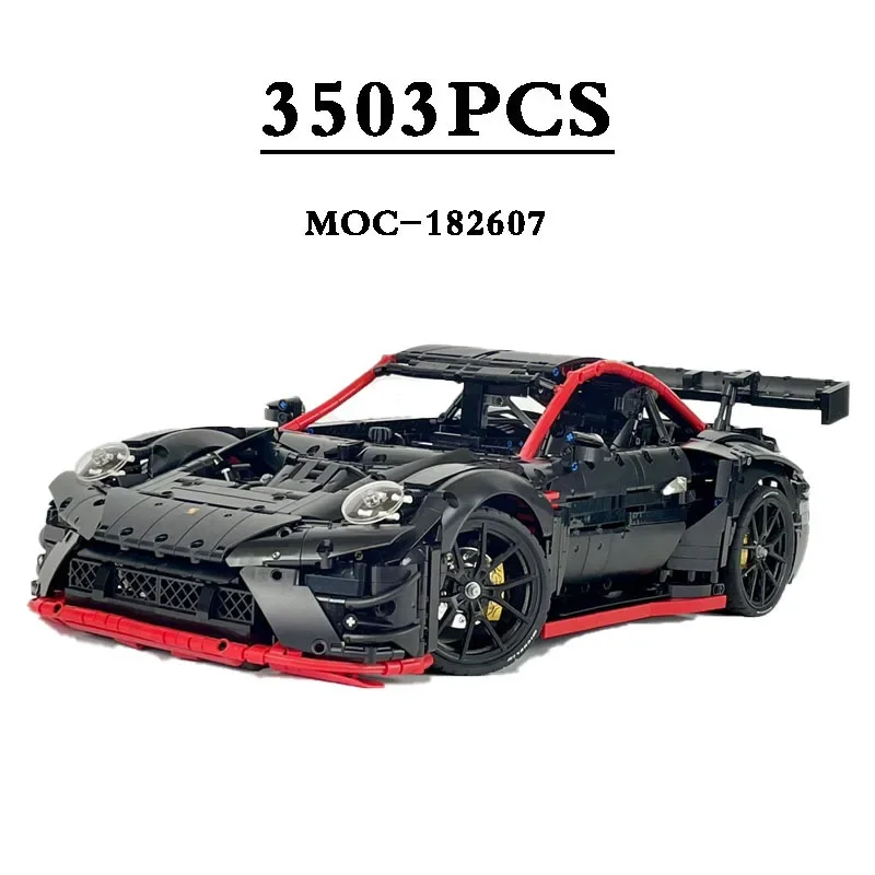 MOC-182607 Racing Car (992) GT3 R Building Block Compatible with Classic 42143 Model 3503PCS Building Block Toy Christmas Gift