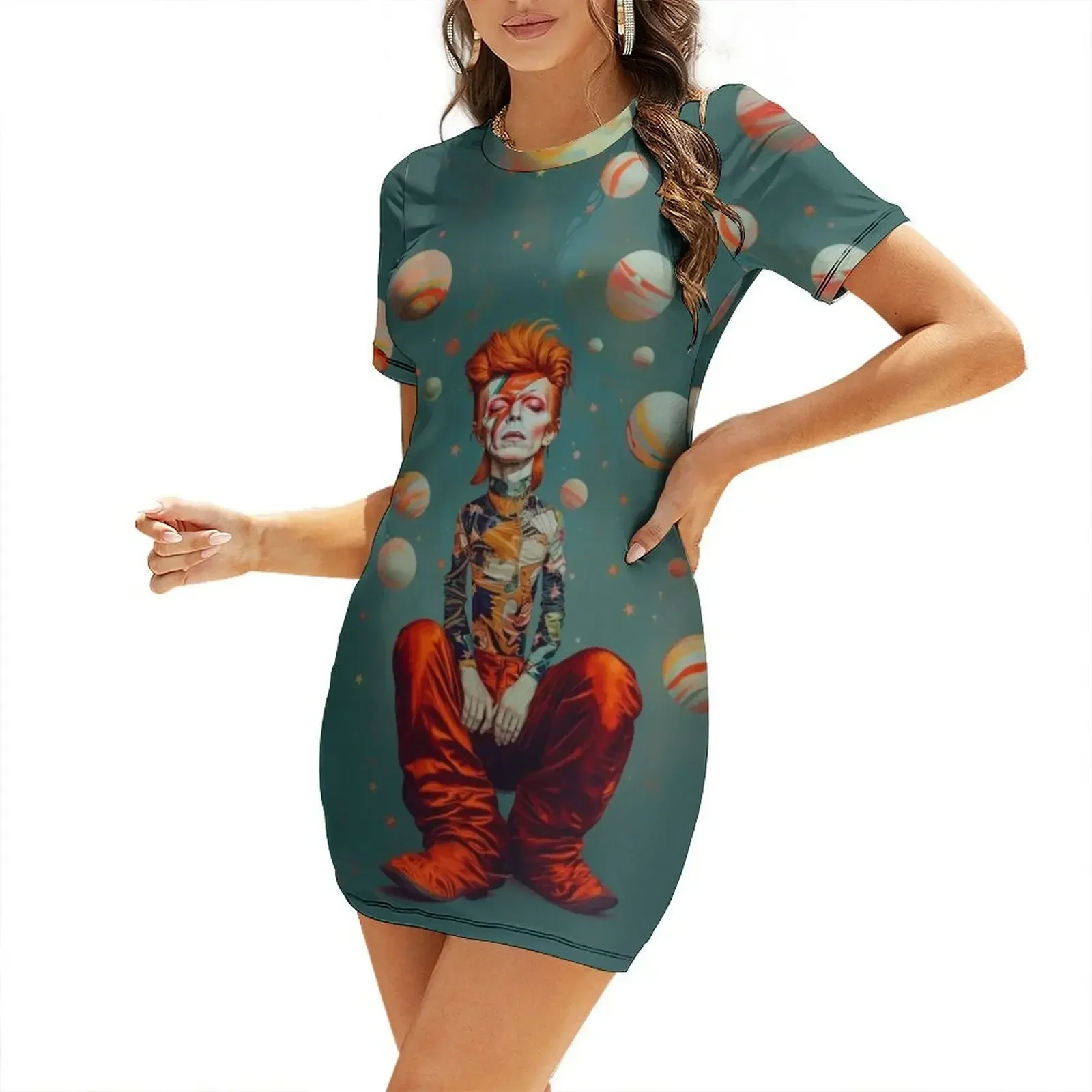 

Starman - Ziggy Short-Sleeved Dress luxury evening dress woman for wedding dresses for womens