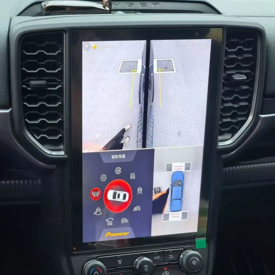 أندرويد 13 وحدة رئيس لفورد رينجر 2023 2024 2025 نمط نظام الوسائط المتعددة اللاسلكية CarPlay نظام ملاحة GPS راديو 1600*1200 #3