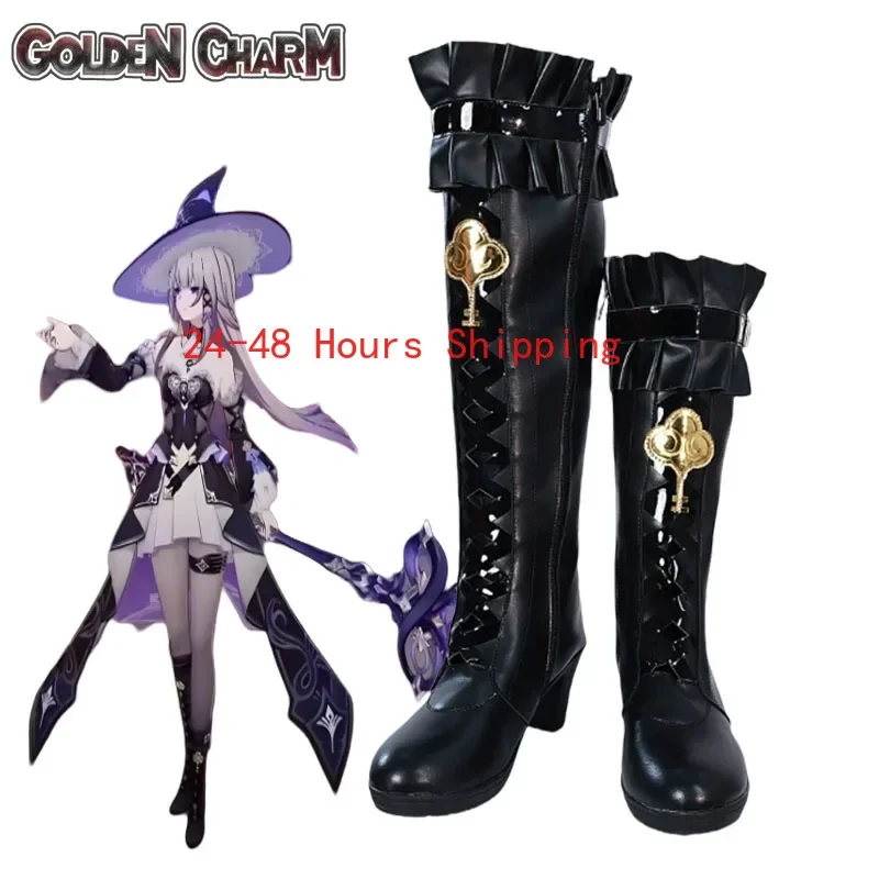

Game Honkai Star Rail Herta Cosplay Costume Fancy Suit Outfit Herta Uniform Wig Shoes Halloween Carnival Clothing for Women