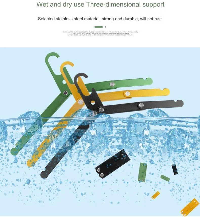 

Складная вешалка для одежды, портативная сушилка для путешествий, для кемпинга, отеля, общежития, походов, 2 шт.