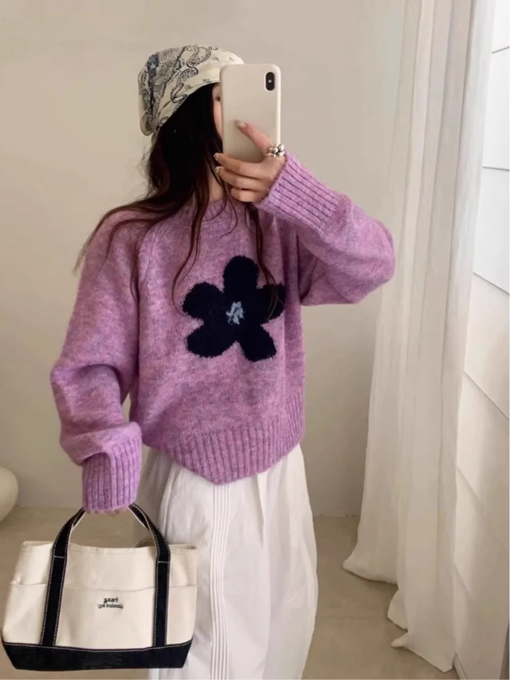 

Korean Sle Knitted ort round Ne Sweater Women's Autumn Winter New Faion Soft Polyester Blend Long Sve Top
