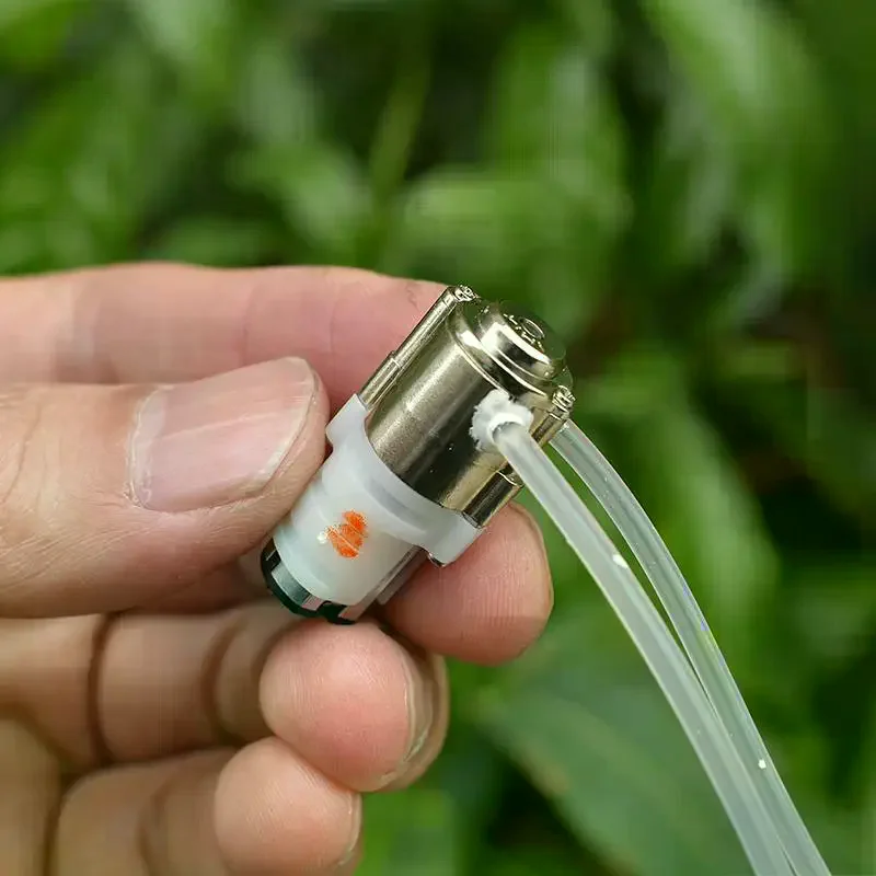 DC 3.7V Ultra Micro Peristaltic Pump Squeezing Dosing Pump Mini 10MM Planetary Gear Metering Pump Precision Small Flow Motor
