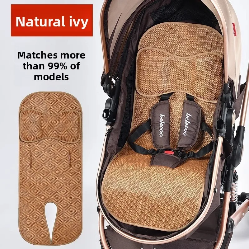 Baby Stroller Cooling Mat Universal Summer Baby Stroller Cushion Children's Stroller Special Rattan Mat