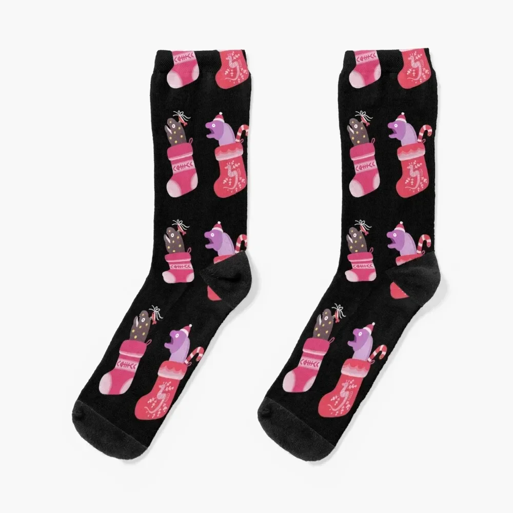 

Christmas eels Socks happy Christmas man winter thermal Socks Male Women's