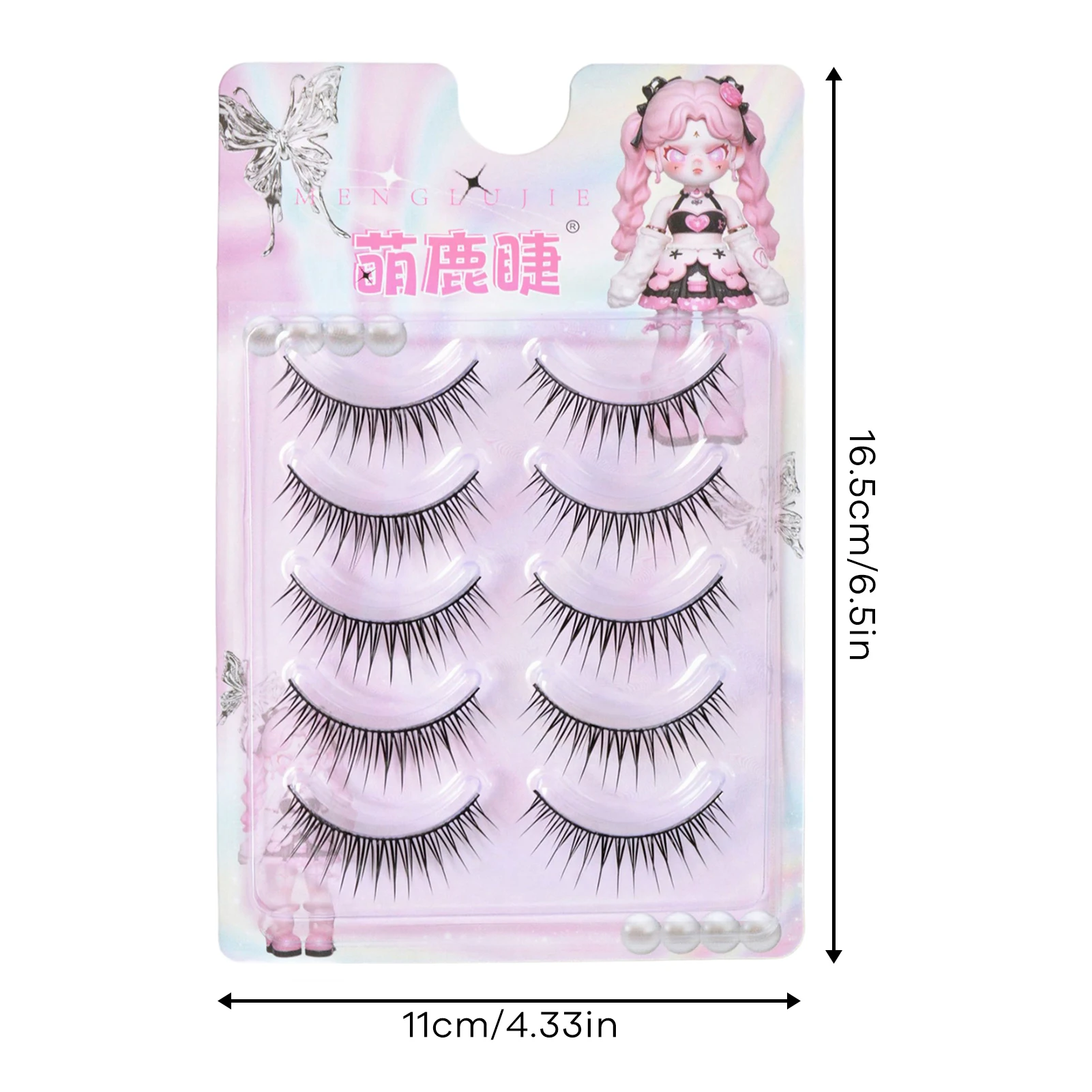 Estilo coreano cílios tira completa cílios postiços naturais grossos clusters extensão de chicote para mulheres maquiagem profissional