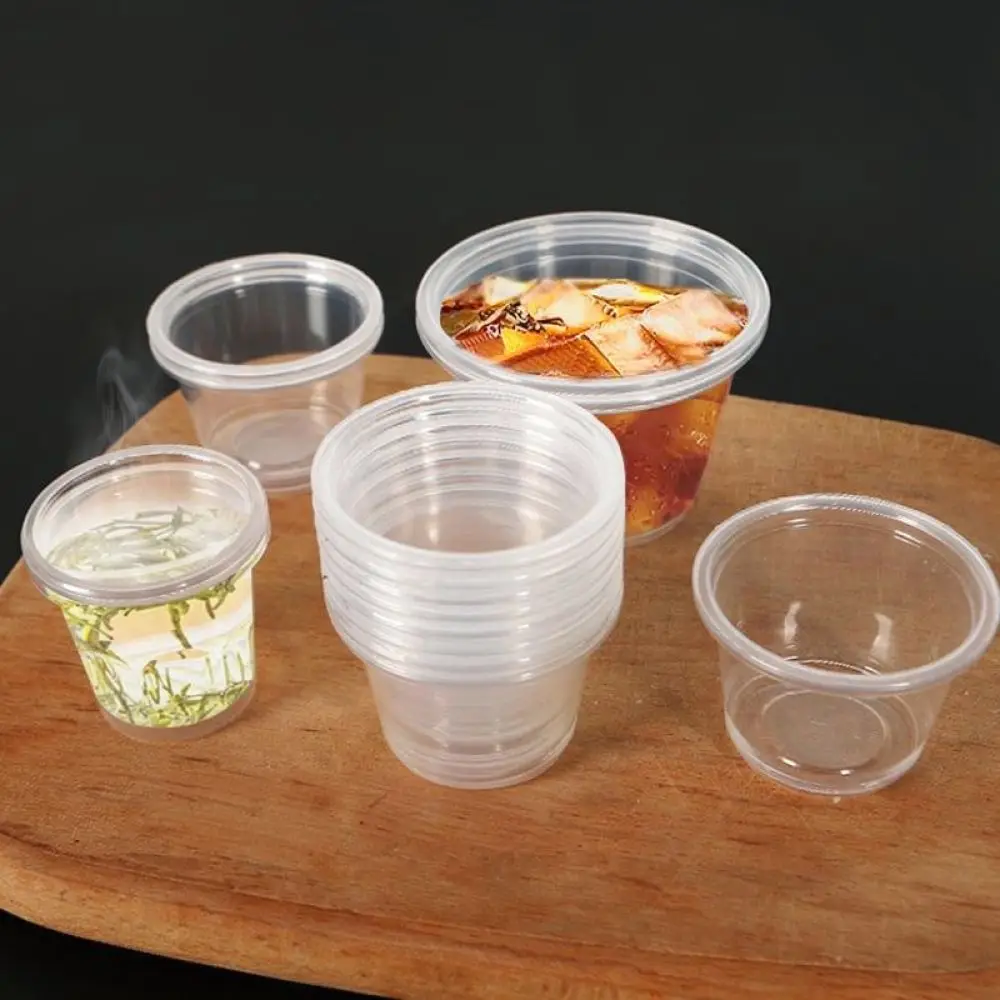 Transparent Thickened Plastic Sampling Cups Disposable Mini Wine Tasting Glasses For Catering Food Service Party Drinkware