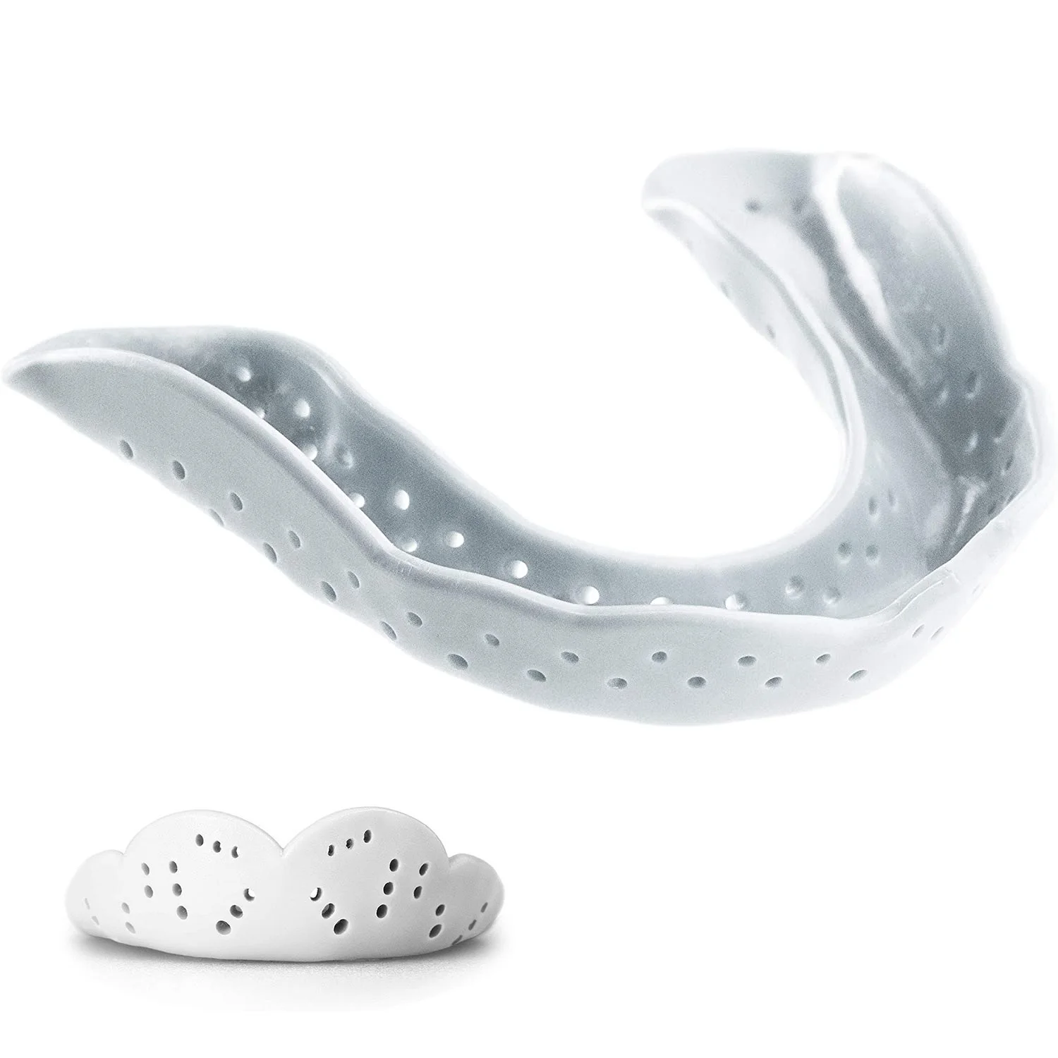 

Custom-Fit Food Grade EVA Mouth Guard for Nighttime Teeth Clenching Grinding - Sleep Night Guard for Adults Juniors & Kids