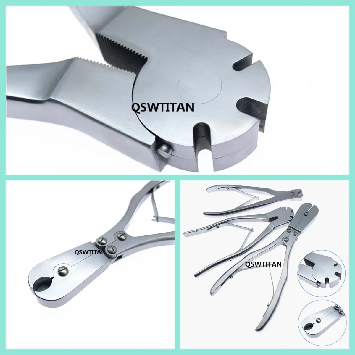 

1PC Pet Veterinary Orthopedic Tool: Stainless Steel Kirschner Wire Cutter & Bone Steel Wire Scissors