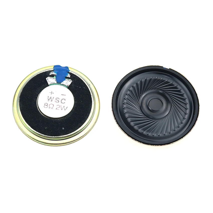 YuXi 8R 2W 40mm Diameter Speaker 8 Ohms 2 Watt 40*5.0mm Ultra-thin Horn Loudspeaker With MX 1.25mm XH 2.54mm Dupont Terminal