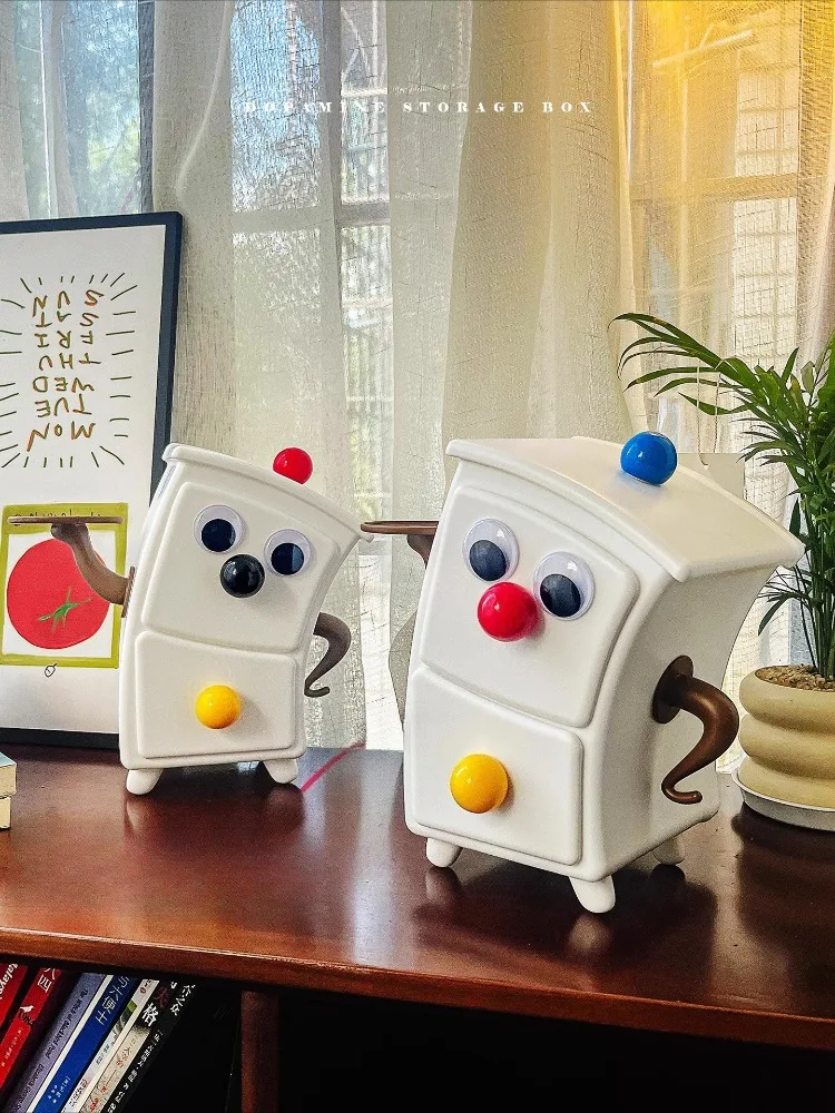 

Creative Personalized Desktop Drawer Storage Boxes Entrance Entrance Remote Control Key Small Sundries Box Plastic Finishing Box