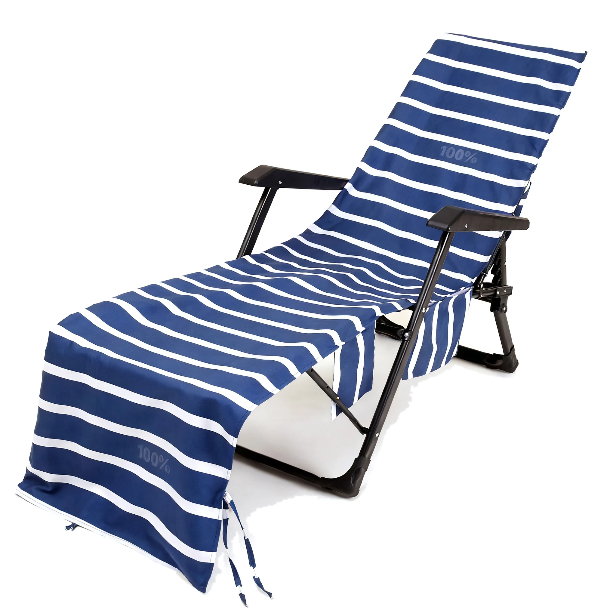 Pool Chair Towel Set Beach Towels 4 Pack Vibrant Lounge Chair Towels Soft Microfiber For Ultimate