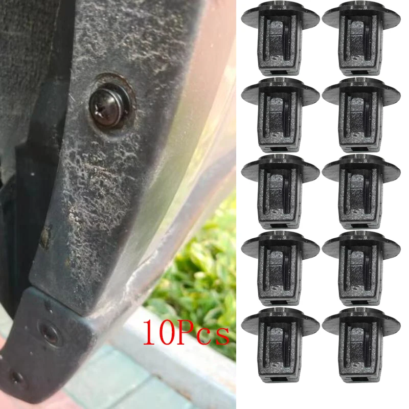 10 Pz 76881JG00A Parafango Liner Passacavo Accessori Pezzi di Ricambio di Alta Qualità Per Nissan Infiniti QX50 (J50Z) 2015-2017 76881-JG00A