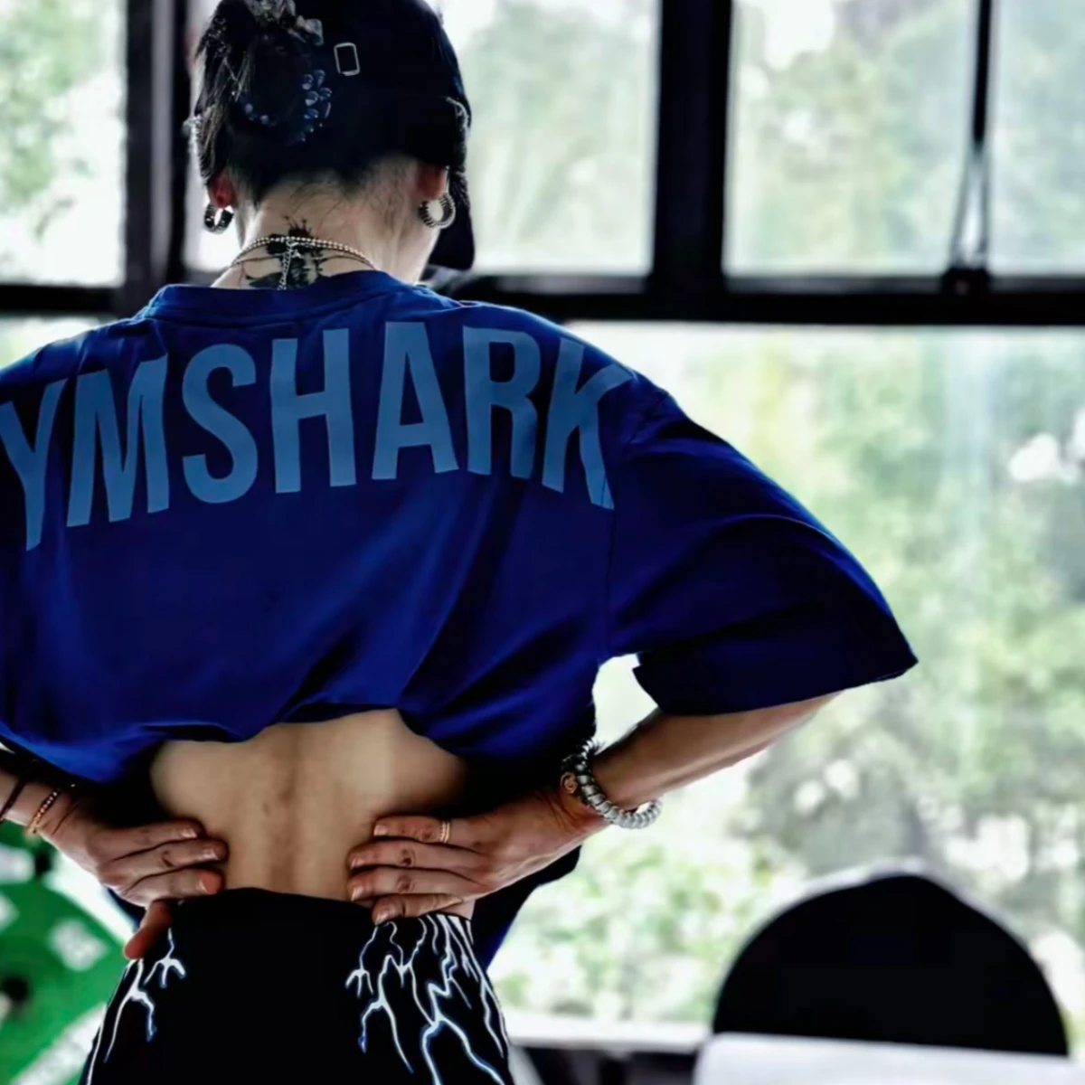 GYM Pop Daily Training Running Can Be Worn To Fit Comfortably Tees High-end Luxury Unisex Style Both of Men and Women SHARK