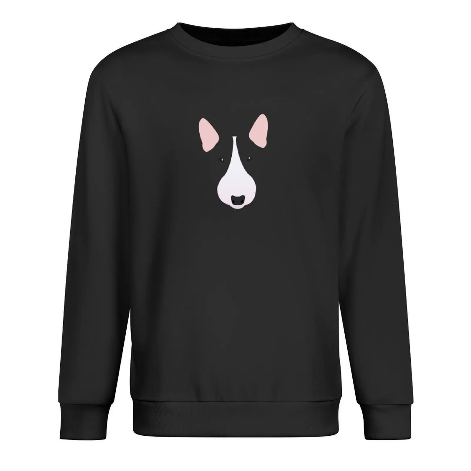 

Black and White Miniature Bull Terrier Pullover autumn japanese style men clothing oversize sweatshirts