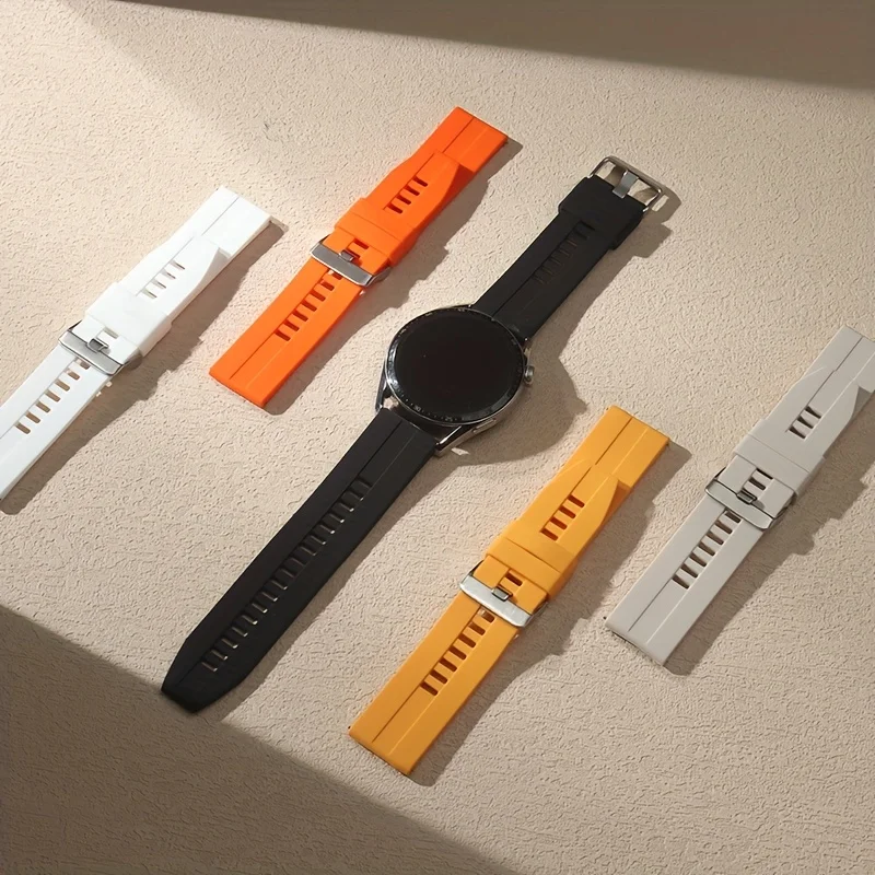 Спортивный ремешок для часов Samsung Galaxy 7/6/5/pro/4/Active 2/6 Classic 43 мм 47 мм силиконовый 20 мм 22 мм браслеты huawei gt 3-2-2e ремешок