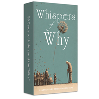 Whispers of Why- 56 Guidance Oracle Cards for Clarity & Personal Growth, 12*7cm, Oracle Deck, English Version
