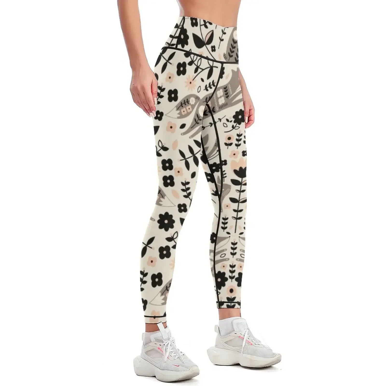 Woodland Folklore Leggings الرياضة يغطي الرجل الرياضية لصالة الألعاب الرياضية ملابس رياضية للنساء لصالة الألعاب الرياضية طماق المرأة