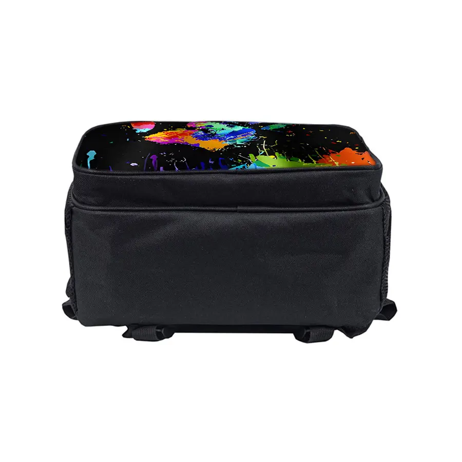 حقائب ظهر ملونة بنمط راحة اليد بجيب أمامي مستدير للأولاد والبنات أفضل الهدايا حقيبة مدرسية كرتونية ثلاثية الأبعاد للأطفال #4