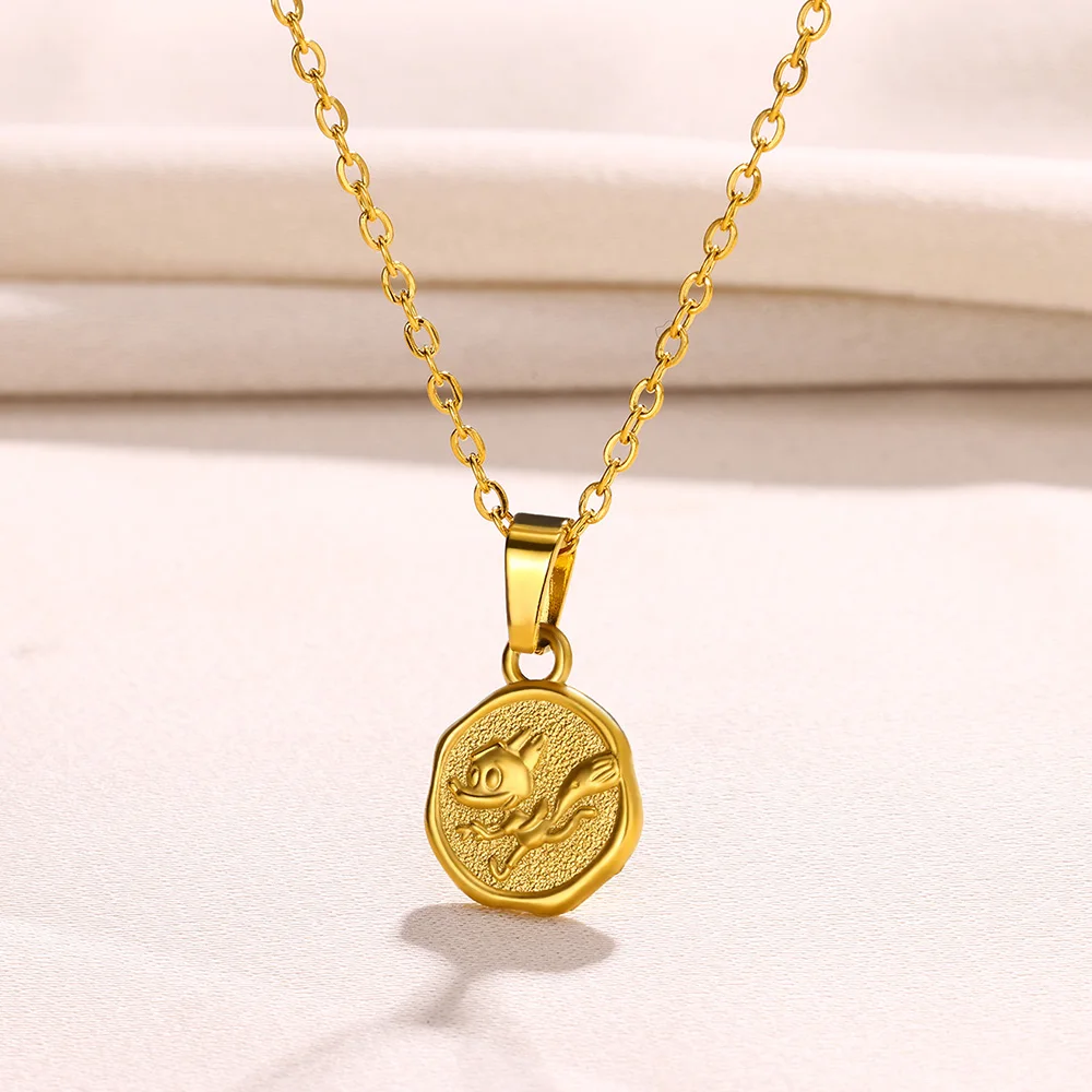 Edelstahl Halsketten Für Frauen Sonne Mond Anhänger Schlüsselbein Kette Exquisite Böhmische Mode Schmuck Geschenk Zubehör – Detail 21