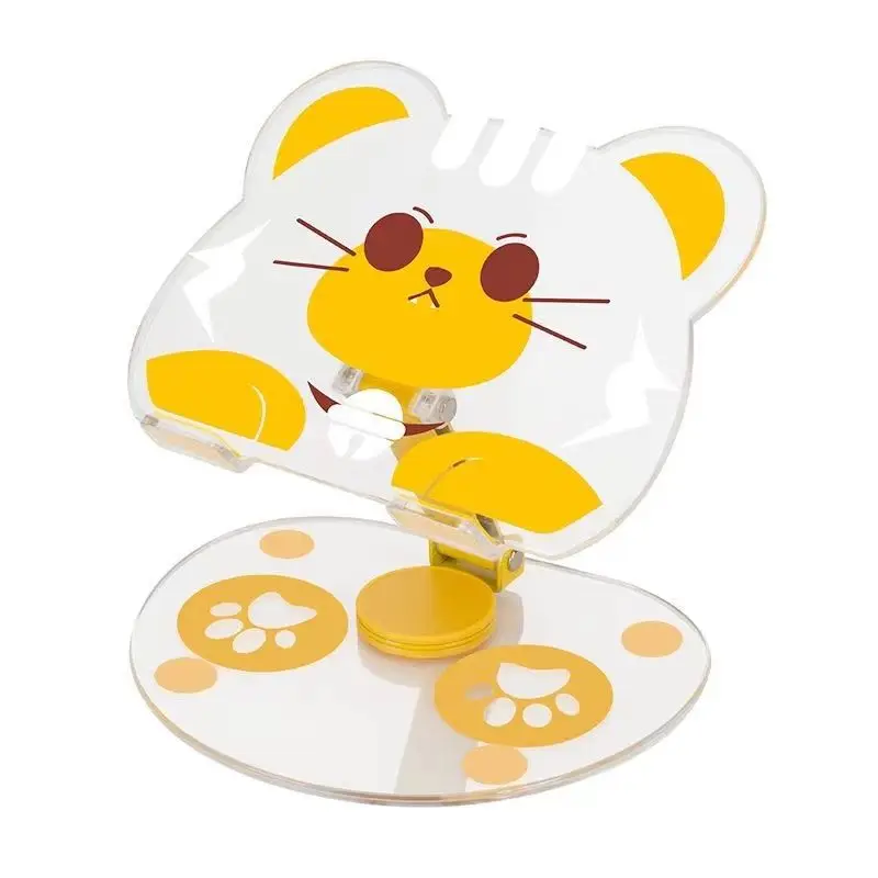 360° RotationTablet Stand Foldable Portable Phone Stand Acrylic Transparent Desktop Support For Watching TV Working Painting