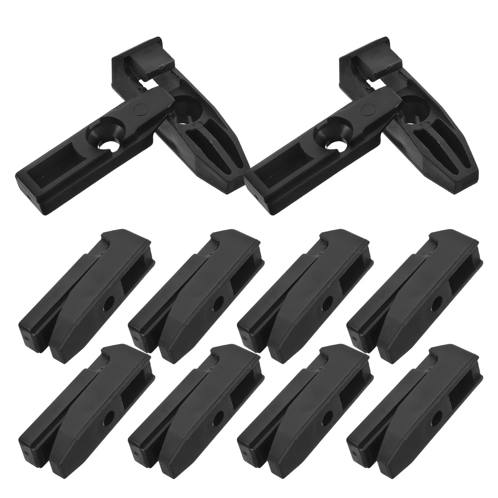 

10Pcs Roman Column Wall Panel Clips Secure Connection Hardware for Cabinet Panel Brackets Quick Install Shelf Support