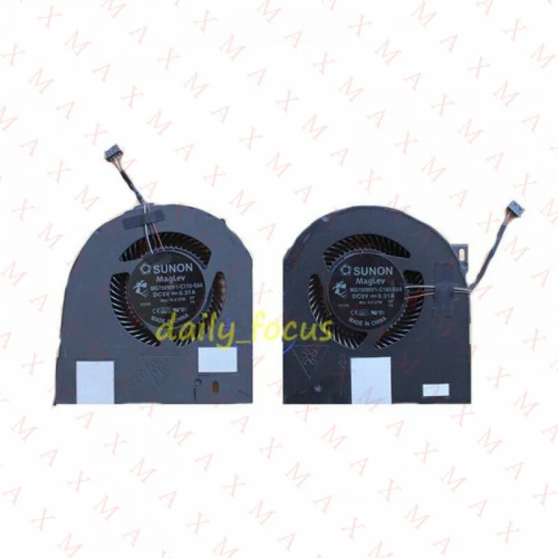 

LL NEW For DELL precision 7530 M7530 7540 M7540 0PR6WV CPU+GPU Cooling Fan 4PIN